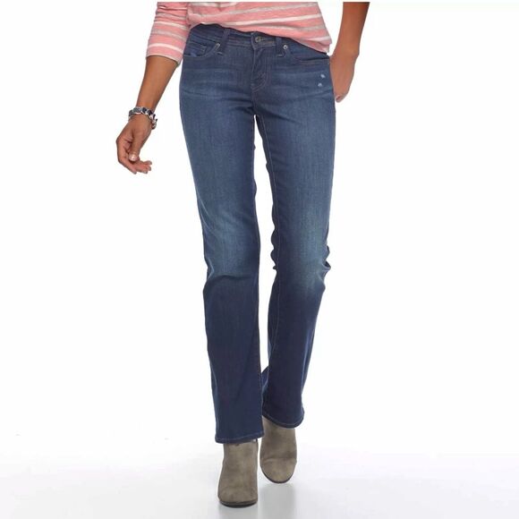 Levi's 529 Curvy Bootcut Jeans Indigo Size 31 - Picture 1 of 13